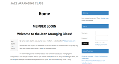 Desktop Screenshot of jazzarrangingclass.com