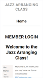 Mobile Screenshot of jazzarrangingclass.com